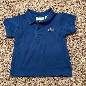Lacoste Blue Polo Shirt Classic Pique Cotton